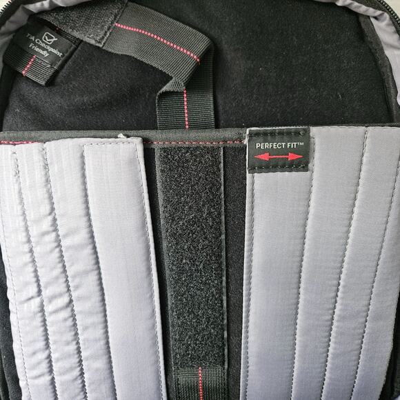 Samsonite Xenon 2 Laptop TSA Checkpoint Friendly Laptop Backpack Black Red Bag - Picture 4 of 16